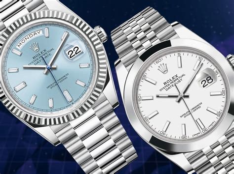 rolex day date 30 days|rolex day date vs datejust.